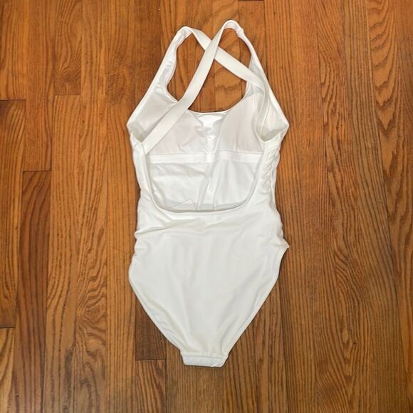 Andie The Tulum One Piece Swimsuit White Size M NWT minimalist - Picture 4 of 7